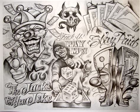 Phat Graphs By Boog Star Boog Tattoo Chicano Art Money Tattoo