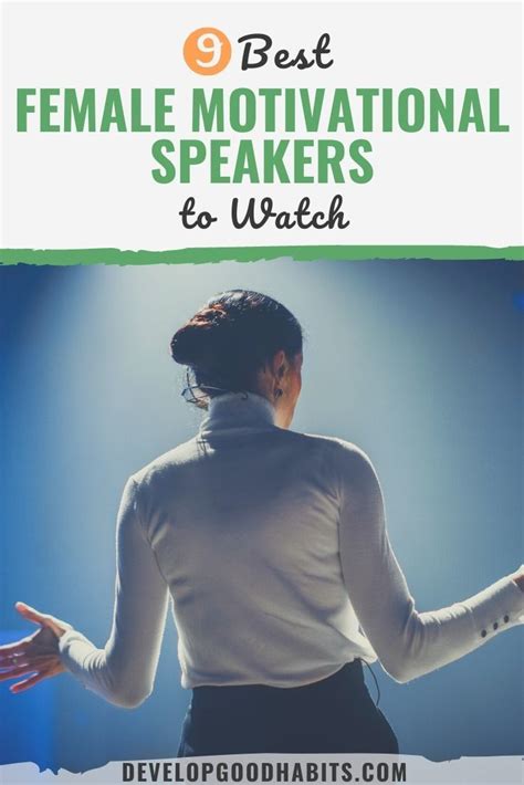 9 Best Female Motivational Speakers To Watch Inspirational Women Motivational Speeches