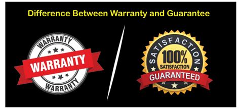 Warranty vs Guarantee | Difference between Warranty and Guarantee - javatpoint