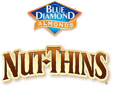 Celiac Disease Foundation Blue Diamond Nut Thins Logo Clipart Large