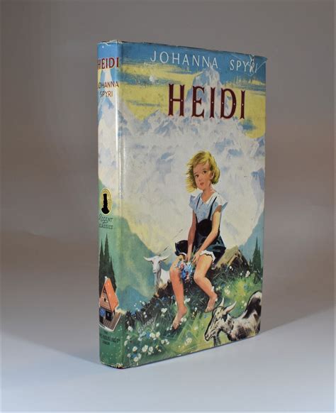 Heidi Johanna Spyri Hardback Vintage Avec Dustjacket Regent Etsy