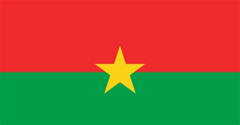 Bandera Burkina Faso Banderas Paises Del Mundo