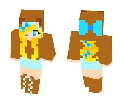 Download Cute Bear Girl Minecraft Skin For Free Superminecraftskins