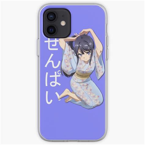 Bunny Girl Senpai Mai Sakurajima Waifu Sticker Iphone Case By