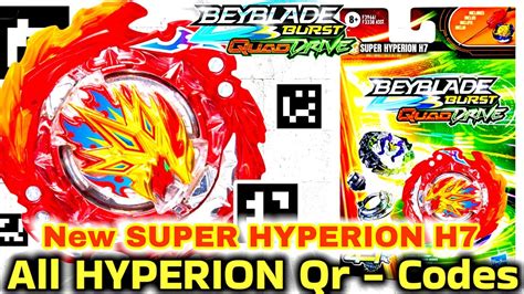 SUPER HYPERION H QR CODE Pt All HYPERION Beyblades Qr Code BEYBLADE BURST QUAD DRIVE App