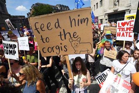 Donald Trumps Uk Visit The Best Signs From The London Protests