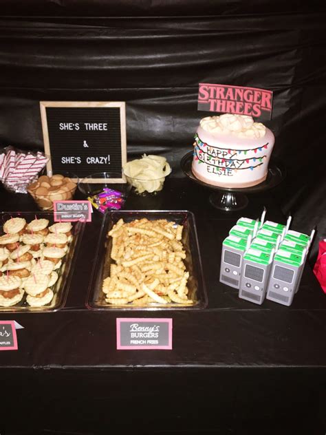 Stranger Threes A Stranger Things Themed 3rd Birthday Party Mama