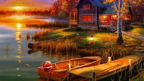 Peaceful Country Evening Wallpapers Wallpaper Cave
