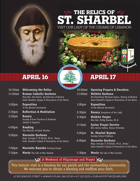 New Liturgical Movement Relics Of St Charbel To Visit Maronite Church