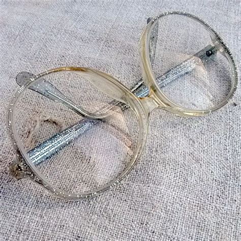 Vintage Beautiful Eyeweares Old Reading Glasses Oversized Eyeglass Frame Retro Grandpas Grandmas