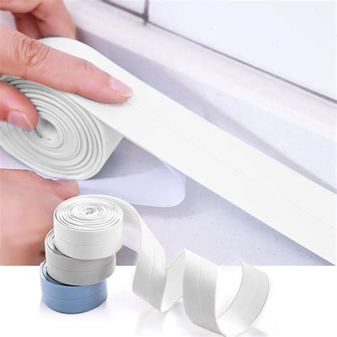 Bath And Kitchen Caulk Tape Sealant Strippvc Self Adhesive Tub And Wall Sealing Tape Caulk Sealer