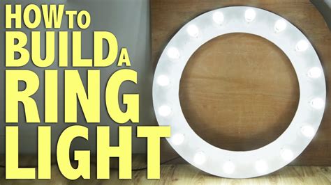 How To Build A Ring Light Diy Photography Tutorial Youtube