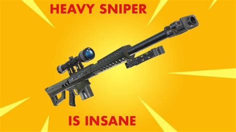 Heavy Sniper Is Insane Fortnite Youtube