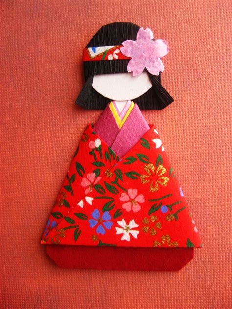 Japanese Origami Paper Doll Mei