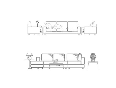 Free Cad Block Sofa Elevation Review Home Co