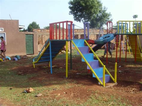 Uganda East African Playgrounds Playground Backyard Park Slide