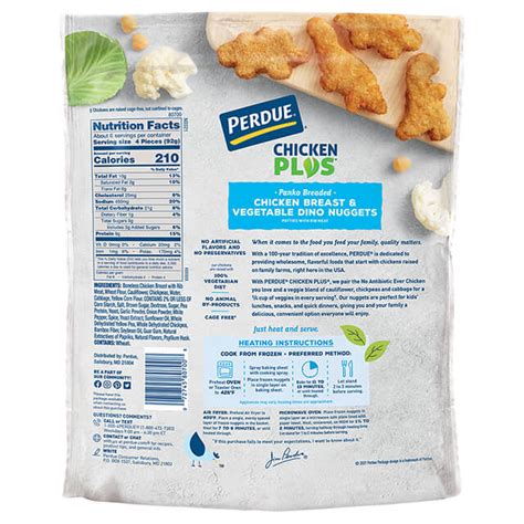 Perdue® Chicken Plus® Gluten Free Chicken Breast And Vegetable Tenders 80724 Perdue®