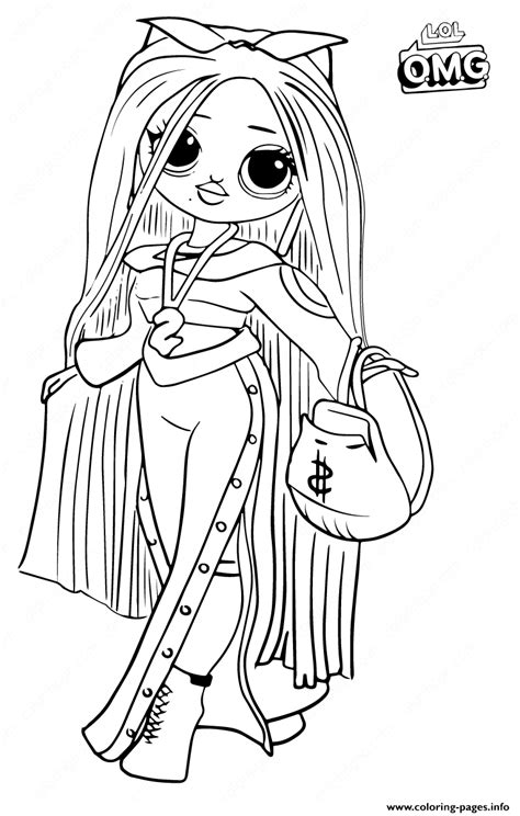 17 Lol Surprise Omg Dolls Coloring Pages Printable Coloring Omg Swag