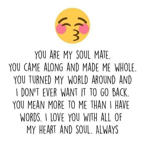 You Are My Soul Mate Love Soul Mate Relationship Quotes Love Images
