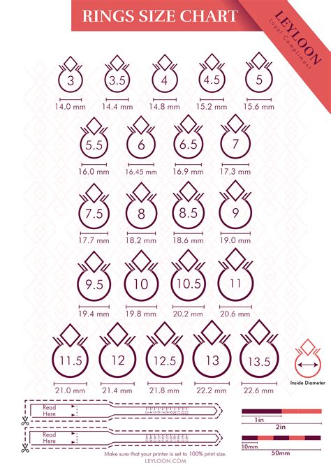 18 Useful Printable Ring Sizers Kittybabylovecom Free Printable Ring