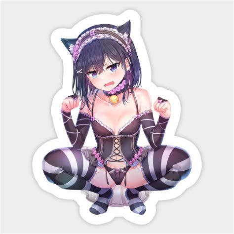 sexy anime girl sexy anime girl sticker teepublic