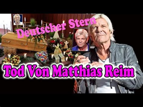 Tod Von Matthias Reim Witwe Christin Stark T Chterchen Zoe Youtube