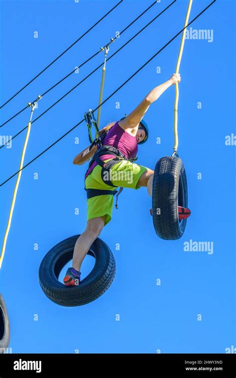 Acrobatic Woman Hi Res Stock Photography And Images Alamy