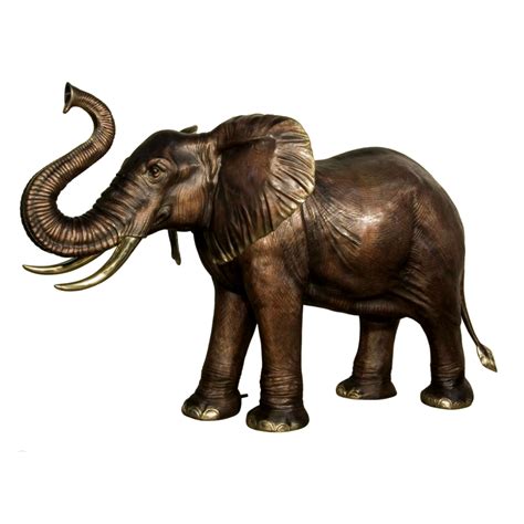 Bronze Elephant Sculpture Left Florida Bronze Statues Sculptures