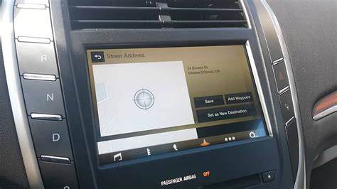 Lincoln Mkc Sync Navigation System Youtube