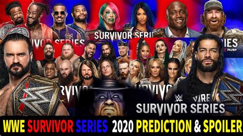 Wwe Survivor Series Prediction Spoiler Results Survivor