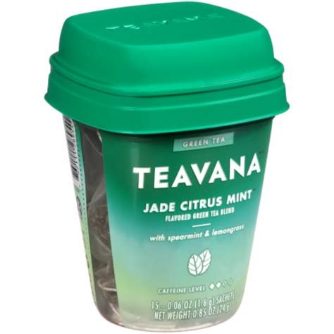Teavana Jade Citrus Mint Green Tea Blend Sachets 15 Ct King Soopers
