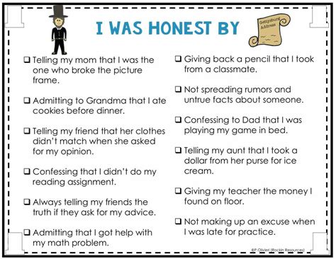Teaching The Character Trait Honesty Rockin Resources