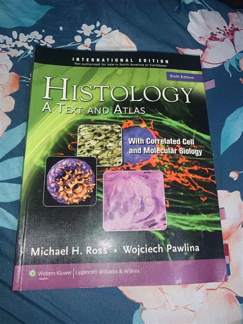 Histology Text And Atlas By Ross And Pawlina Hobbies And Toys Books