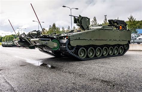 Cv 90 Strf 90 Arv Armoured Recovery Vehicle Esercito Svedese