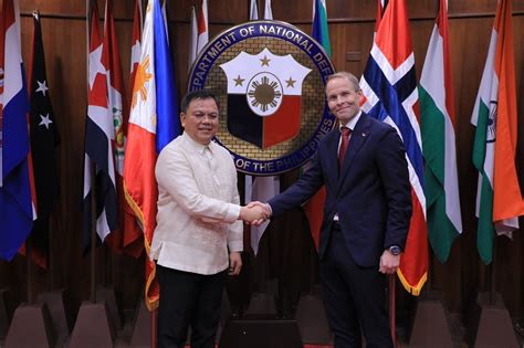 Ambassador Of Norway To The Philippines Calls On Oic Dnd Ph