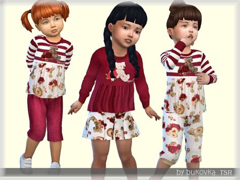 Set Of Clothes For The Little Girls By Bukovka At Tsr Sims 4 Updates