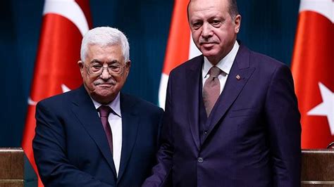 Son Dakika Cumhurbaşkanı Erdoğan Filistin Devlet Başkanı Abbas Ile Görüştü