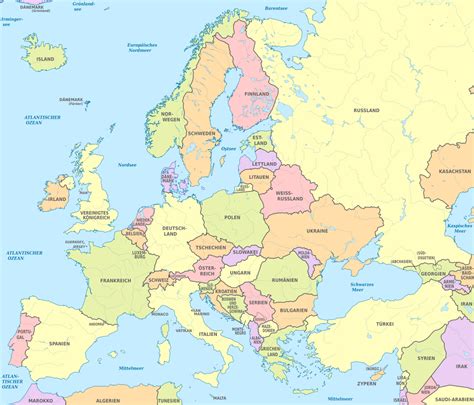 Liste Der Staaten Europas Wikipedia