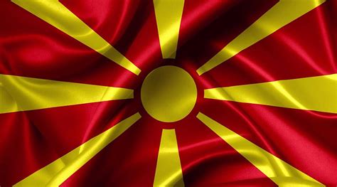 North Macedonia Flagge Tetovo Municipality North Macedonia