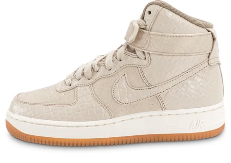 Кроссовки nike air force 1 low fossil stone. Nike Air Force 1 Hi Premium beige - Chaussures Baskets ...