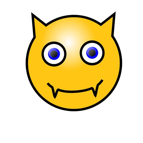 Free Clipart Emoticons Devil Face Nicubunu