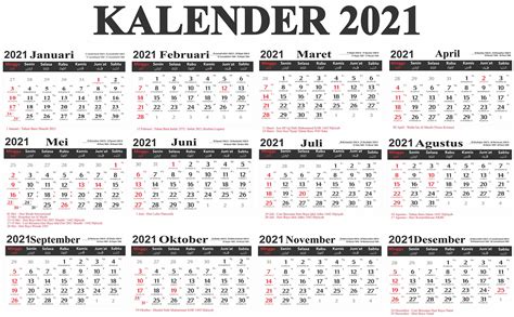 Template kalender 2021 file cdr corel draw lengkap hijriyah, jawa dan libur nasional. Kalender Tahun 2021 Indonesia Lengkap Dengan Hari Libur ...