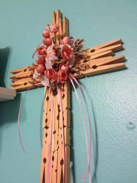 16 Best Clothespin Crosses Images Clothespin Cross Cross Crafts