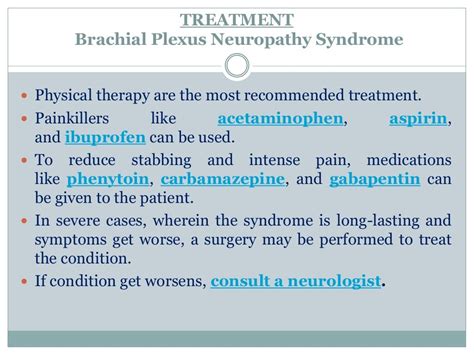 Brachial Plexus Neuropathy Syndrome Causes Symptoms Daignosis And