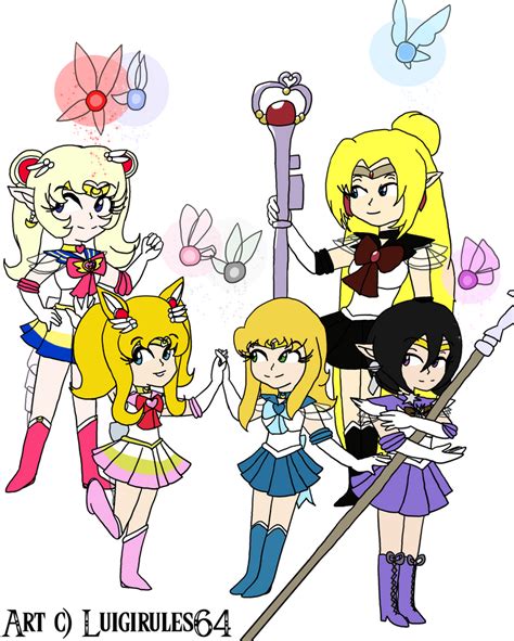 Super Sailor Zelda Soldiers By Luigirules64 On Deviantart