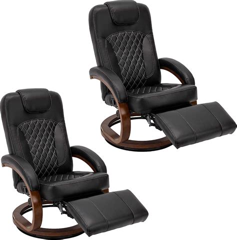 Recpro Nash 28 Rv Euro Chair Recliner In Black Modern Design Rv