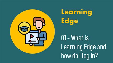 Learning Edge 01 What Is Learning Edge And How Do I Log In
