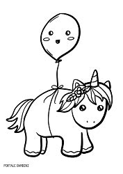 All'interno di questa pagina puoi trovare immagini di unicorno da stampare o. Disegni di Unicorni (e Unicorni Kawaii) da Colorare | Portale Bambini #unicorns #unicorno # ...