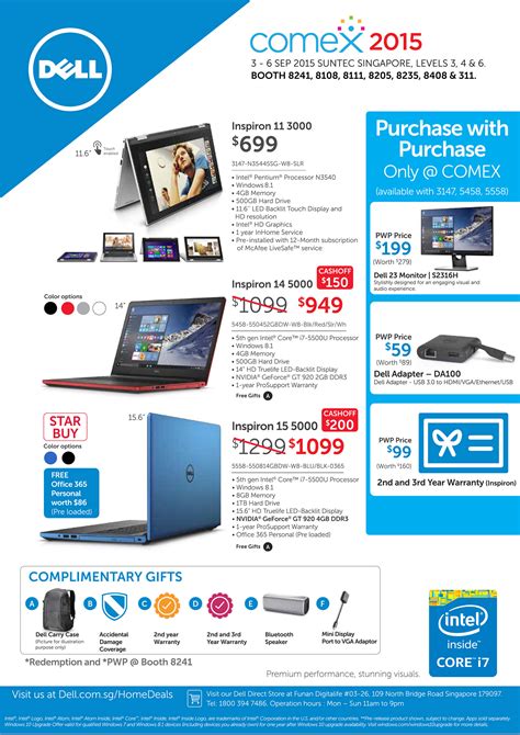 Comex 2015 Dell Laptop Desktop And Monitor Deals
