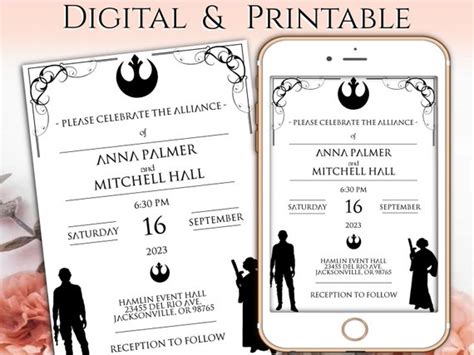 Star Wars Wedding Invitations